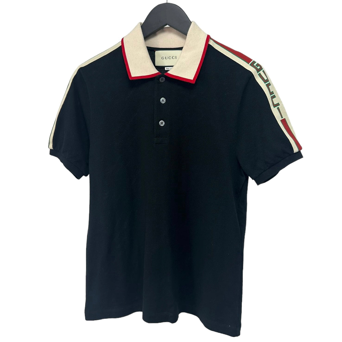 Gucci polo stripe best sale