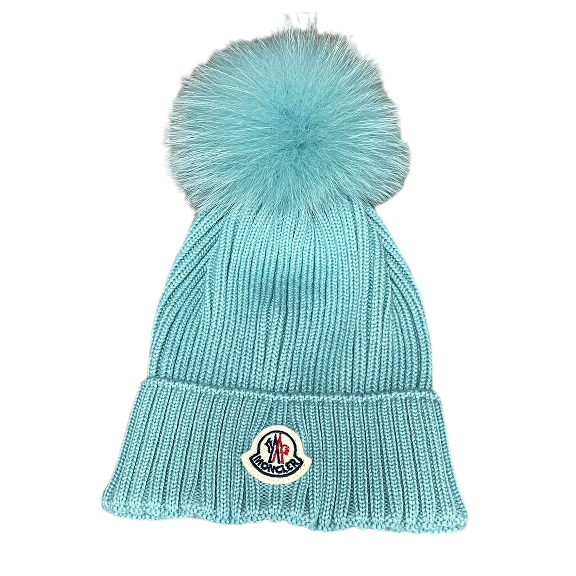 black moncler bobble hat