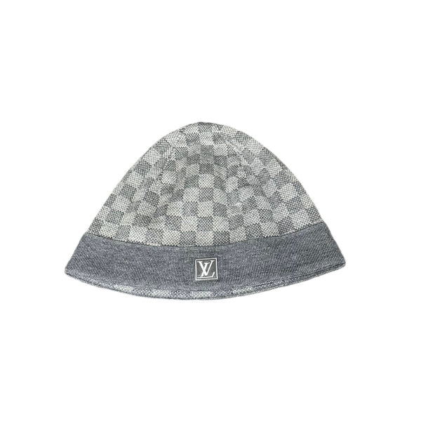 Louis Vuitton Petit Damier Hat, Grey, Free